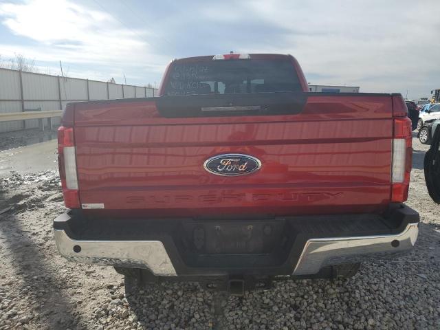 1FT7W2BT9KED63080 - 2019 FORD F250 SUPER DUTY RED photo 6