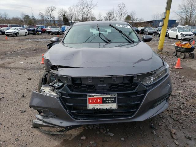 1HGCV1F44JA249364 - 2018 HONDA ACCORD EX GRAY photo 5