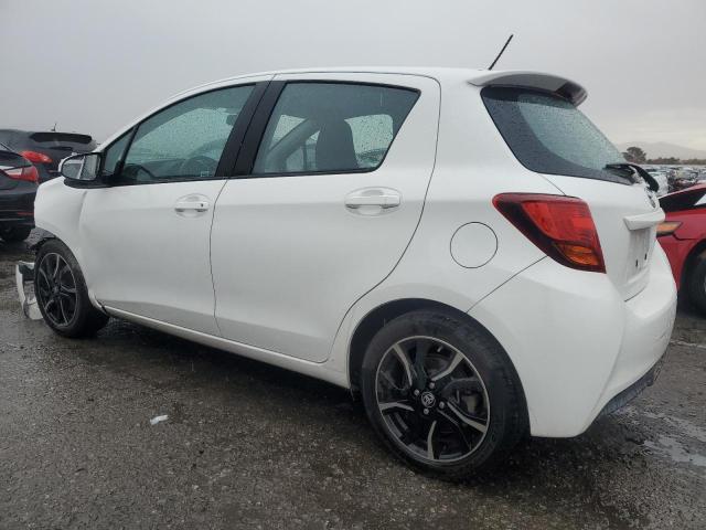 VNKKTUD31FA017119 - 2015 TOYOTA YARIS WHITE photo 2