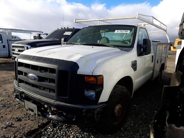 1FTNF20548EA67162 - 2008 FORD F250 SUPER DUTY WHITE photo 1