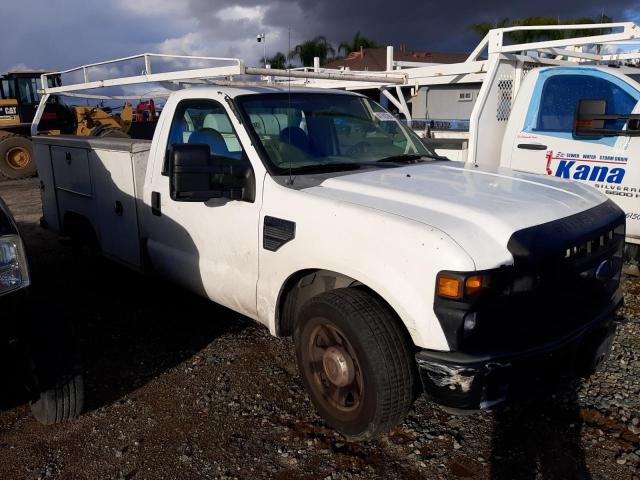 1FTNF20548EA67162 - 2008 FORD F250 SUPER DUTY WHITE photo 4