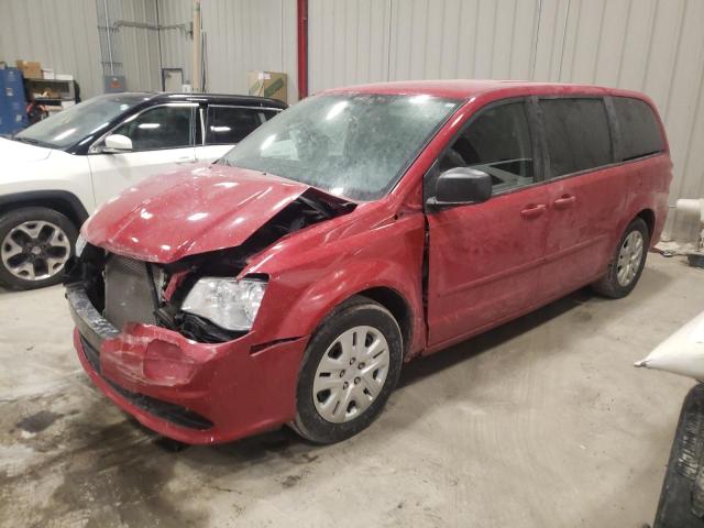 2C4RDGBGXGR236296 - 2016 DODGE GRAND CARA SE RED photo 1