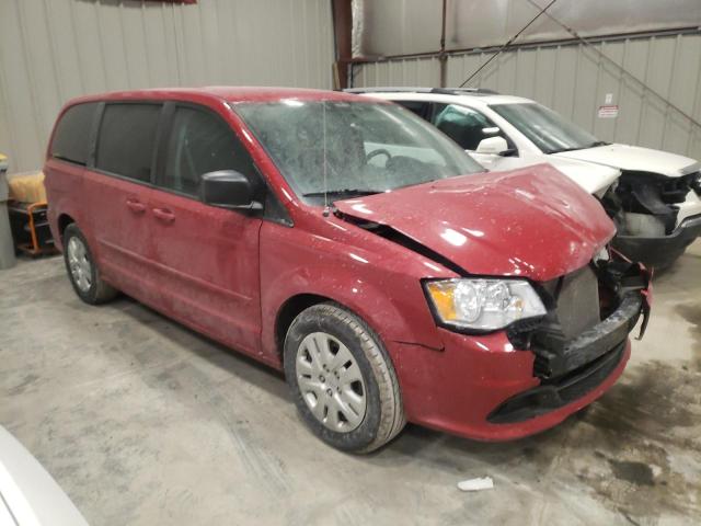 2C4RDGBGXGR236296 - 2016 DODGE GRAND CARA SE RED photo 4