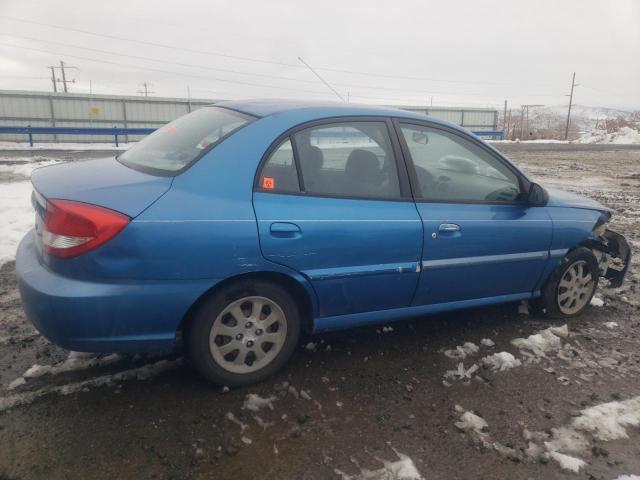 KNADC125156396819 - 2005 KIA RIO BLUE photo 3