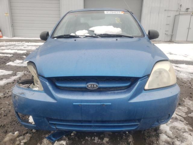 KNADC125156396819 - 2005 KIA RIO BLUE photo 5