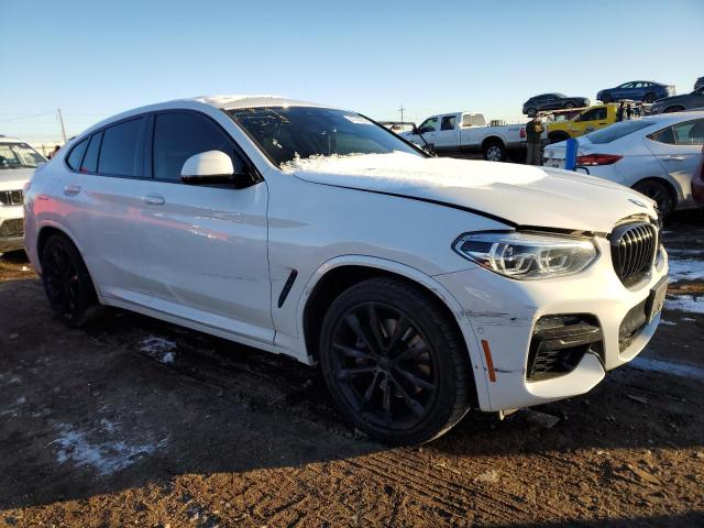 5UX2V5C00M9E71264 - 2021 BMW X4 XDRIVEM40I WHITE photo 4