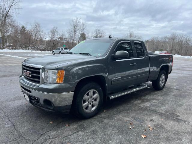 1GTR2WE36BZ410243 - 2011 GMC SIERRA K1500 SLT GRAY photo 2