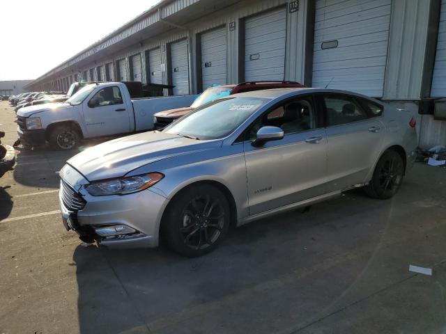 3FA6P0LU0JR170287 - 2018 FORD FUSION SE HYBRID SILVER photo 1