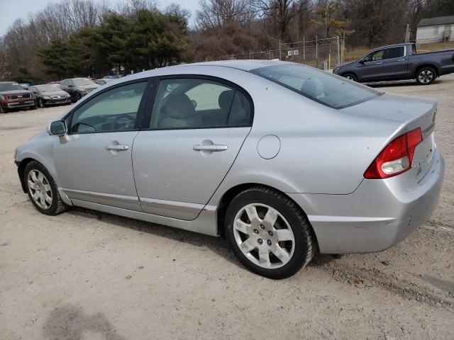 2HGFA1F51BH529098 - 2011 HONDA CIVIC LX SILVER photo 2