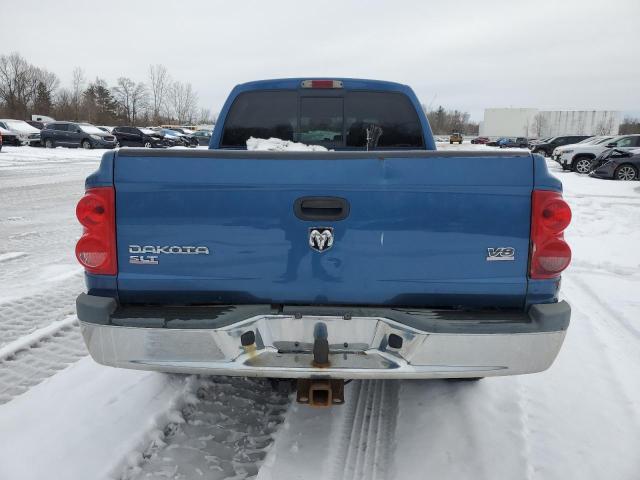 1D7HW48N56S526538 - 2006 DODGE DAKOTA QUAD SLT BLUE photo 6