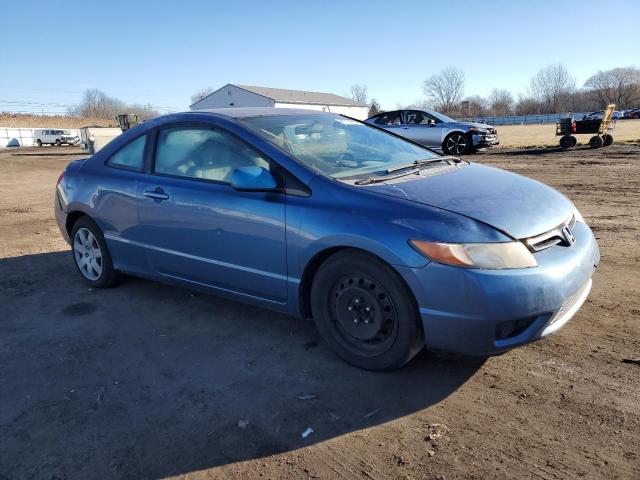 2HGFG12646H515621 - 2006 HONDA CIVIC LX BLUE photo 4