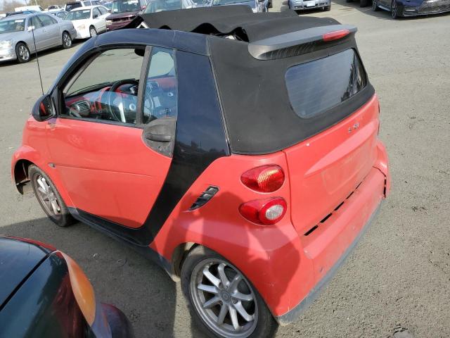 WMEEK31X69K239794 - 2009 SMART FORTWO PUR PASSION RED photo 2