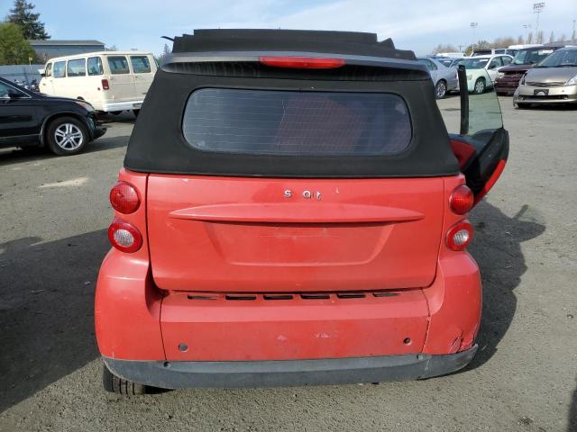 WMEEK31X69K239794 - 2009 SMART FORTWO PUR PASSION RED photo 6