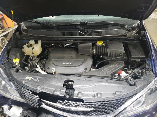 2C4RC1EG9HR817091 - 2017 CHRYSLER PACIFICA TOURING L PLUS BLUE photo 11