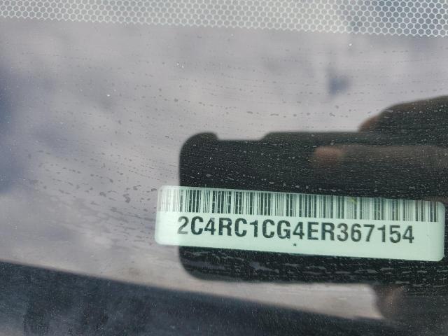 2C4RC1CG4ER367154 - 2014 CHRYSLER TOWN & COU TOURING L BLUE photo 13