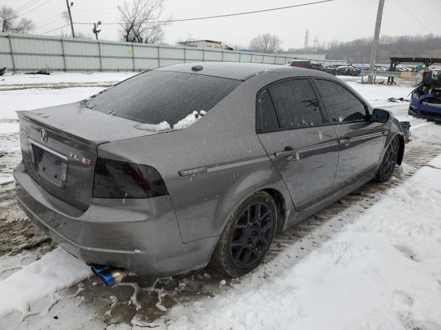 19UUA76558A037532 - 2008 ACURA TL TYPE S GRAY photo 3