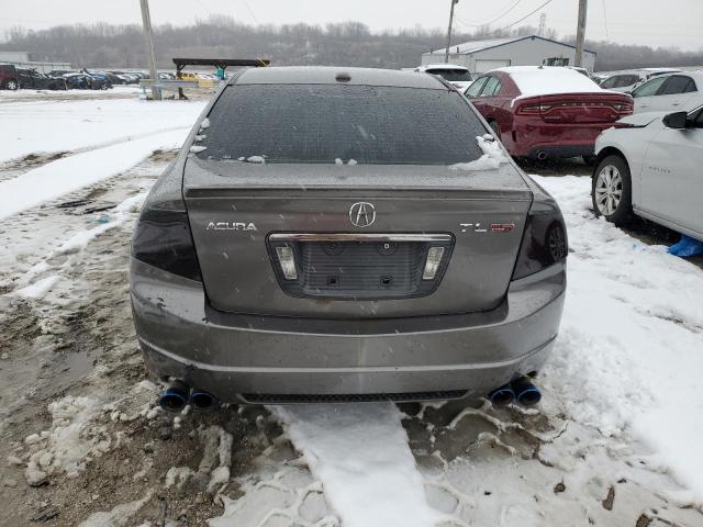 19UUA76558A037532 - 2008 ACURA TL TYPE S GRAY photo 6