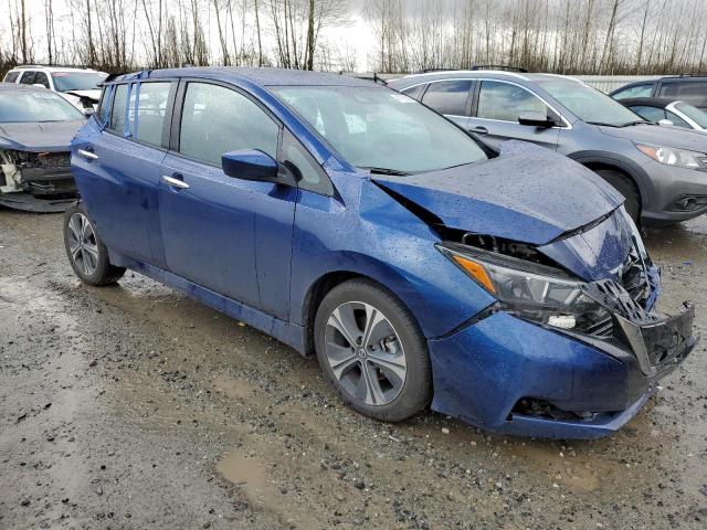 1N4AZ1CV6NC557711 - 2022 NISSAN LEAF SV BLUE photo 4