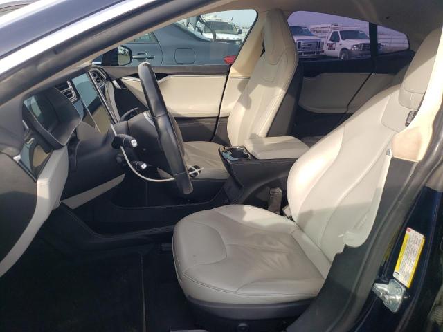 5YJSA1S16EFP50559 - 2014 TESLA MODEL S Կապույտ լուսանկար 7