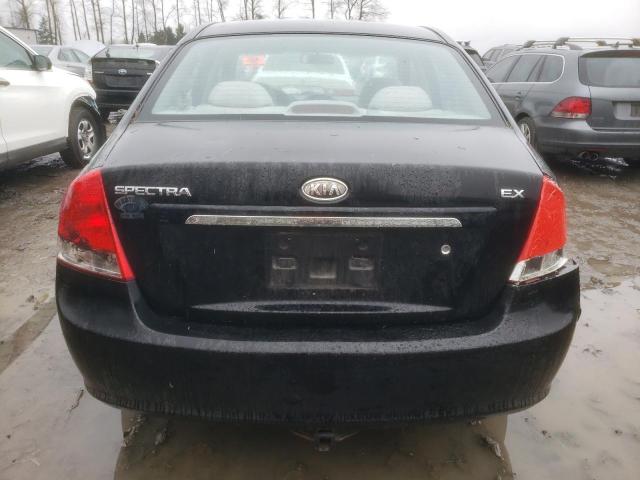 KNAFE121485541801 - 2008 KIA SPECTRA EX BLACK photo 6