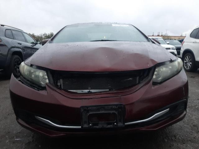 19XFB2F5XEE075824 - 2014 HONDA CIVIC LX MAROON photo 5