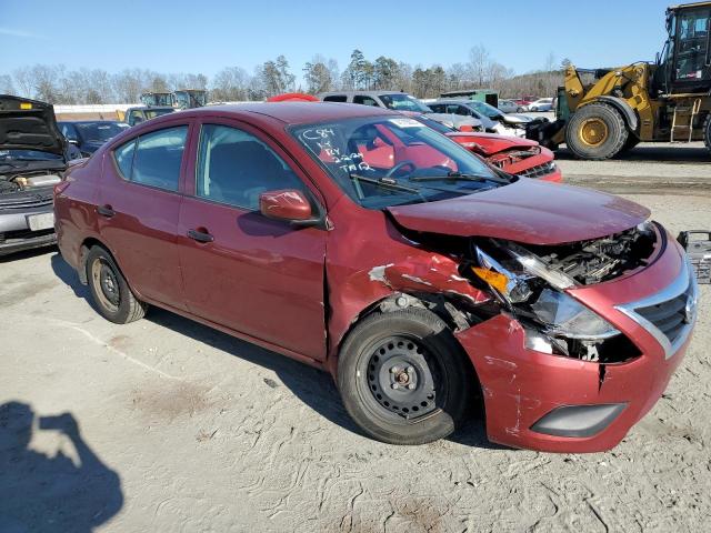 3N1CN7AP8KL822590 - 2019 NISSAN VERSA S BURGUNDY photo 4