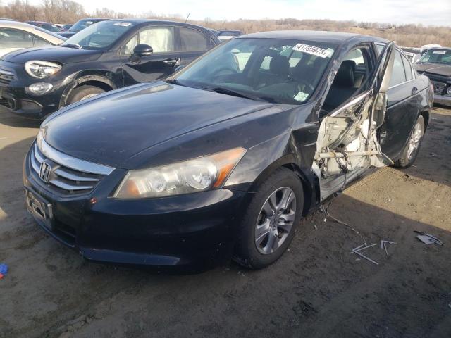 1HGCP2F65CA176459 - 2012 HONDA ACCORD SE BLACK photo 1