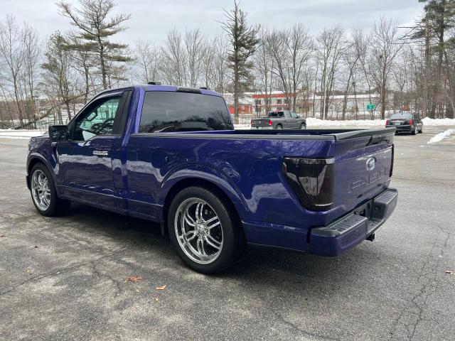 1FTMF1E55NKD26446 - 2022 FORD F150 PURPLE photo 3