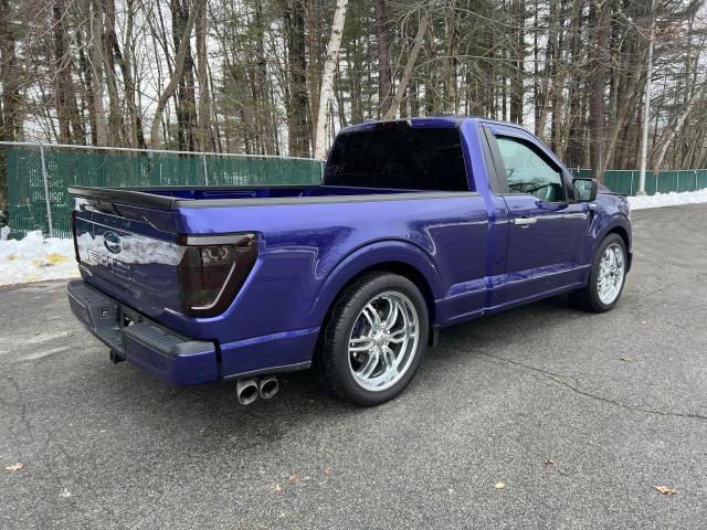 1FTMF1E55NKD26446 - 2022 FORD F150 PURPLE photo 4