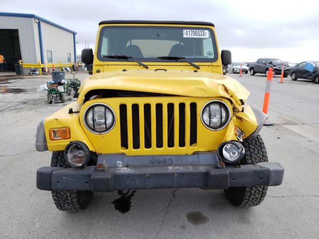 1J4FA29P32P705107 - 2002 JEEP WRANGLER / SE YELLOW photo 5