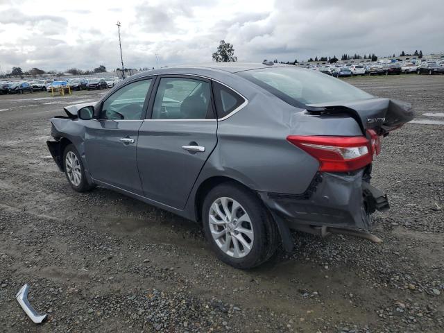 3N1AB7AP5KY438995 - 2019 NISSAN SENTRA S GRAY photo 2