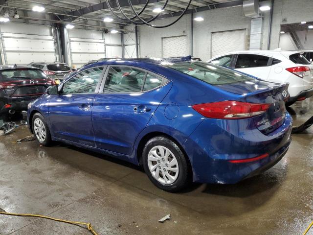 5NPD74LF1HH076409 - 2017 HYUNDAI ELANTRA SE BLUE photo 2