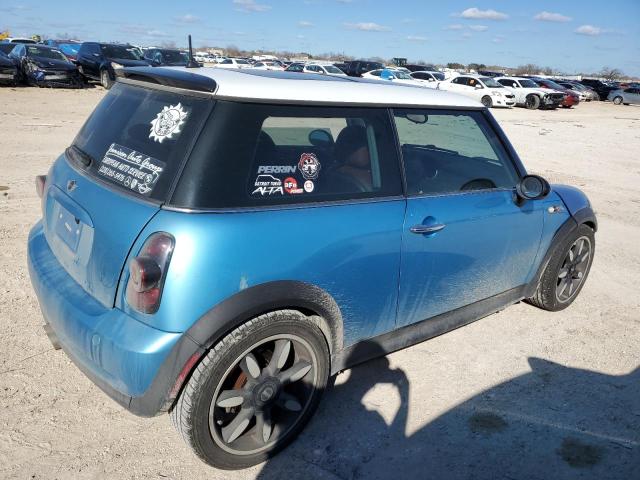 WMWRE33444TD78433 - 2004 MINI COOPER S BLUE photo 3