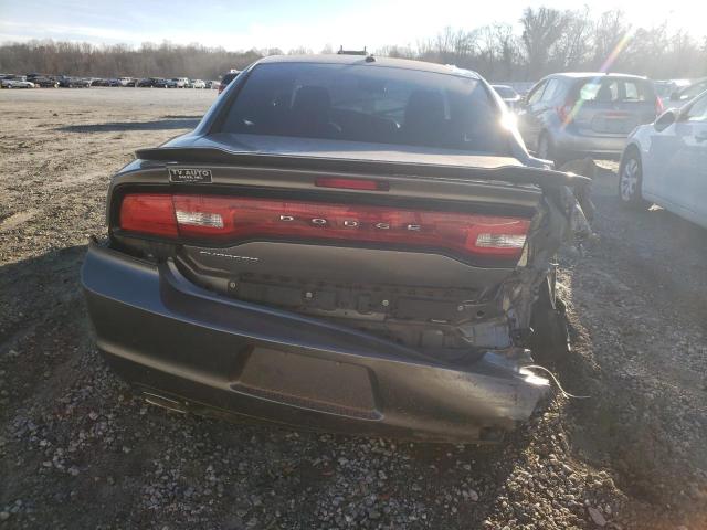 2C3CDXBGXCH212266 - 2012 DODGE CHARGER SE GRAY photo 6