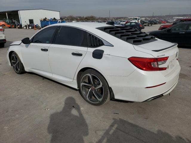 1HGCV1F32MA105369 - 2021 HONDA ACCORD SPORT WHITE photo 2