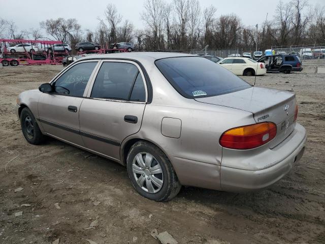 1Y1SK52891Z410114 - 2001 CHEVROLET GEO PRIZM BASE TAN photo 2