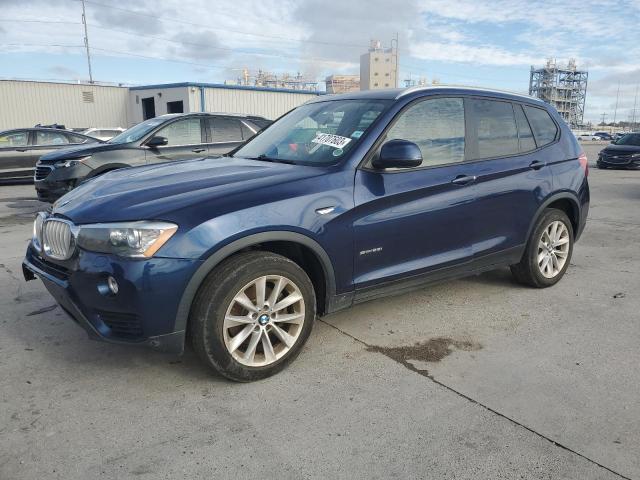 5UXWZ7C50G0R31946 - 2016 BMW X3 SDRIVE28I BLUE photo 1