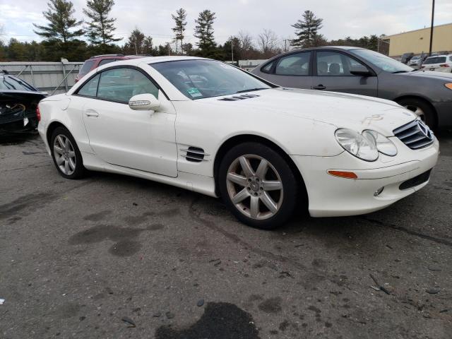 WDBSK75F33F031462 - 2003 MERCEDES-BENZ SL 500R WHITE photo 4