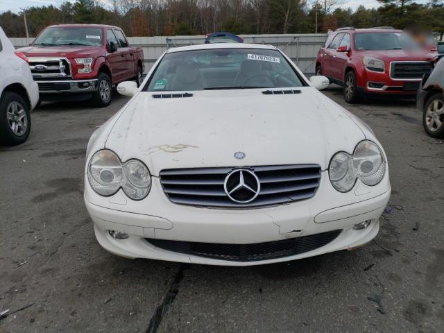 WDBSK75F33F031462 - 2003 MERCEDES-BENZ SL 500R WHITE photo 5