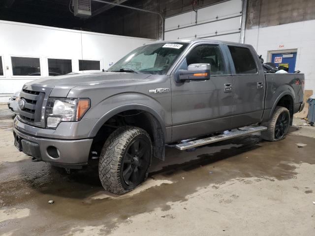 1FTFW1EV2AFB56591 - 2010 FORD F150 SUPERCREW GRAY photo 1