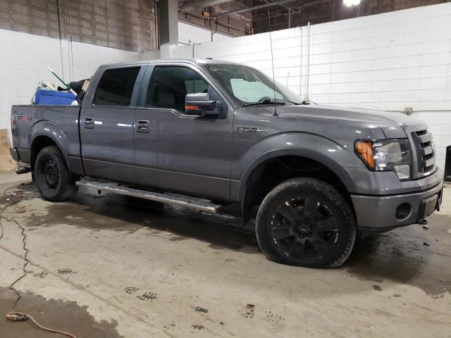 1FTFW1EV2AFB56591 - 2010 FORD F150 SUPERCREW GRAY photo 4