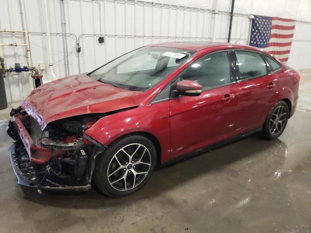 1FADP3H25HL258325 - 2017 FORD FOCUS SEL RED photo 1
