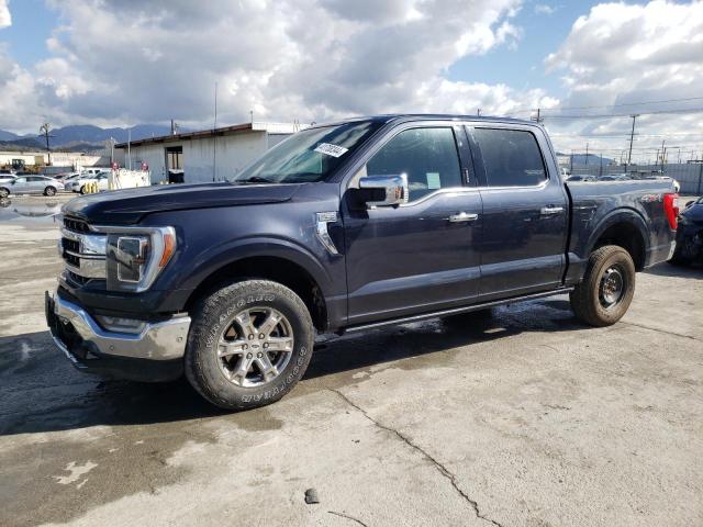 1FTEW1EP7MFA53345 - 2021 FORD F150 SUPERCREW GRAY photo 1
