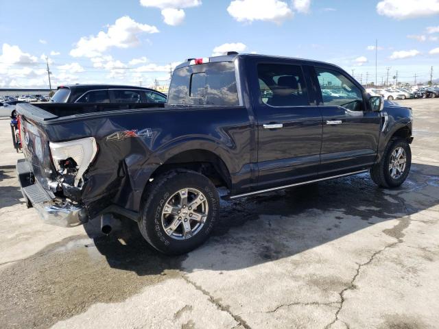 1FTEW1EP7MFA53345 - 2021 FORD F150 SUPERCREW GRAY photo 3