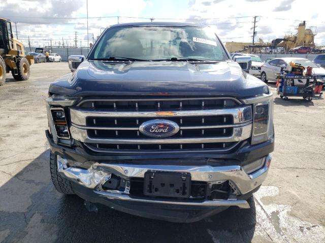 1FTEW1EP7MFA53345 - 2021 FORD F150 SUPERCREW GRAY photo 5