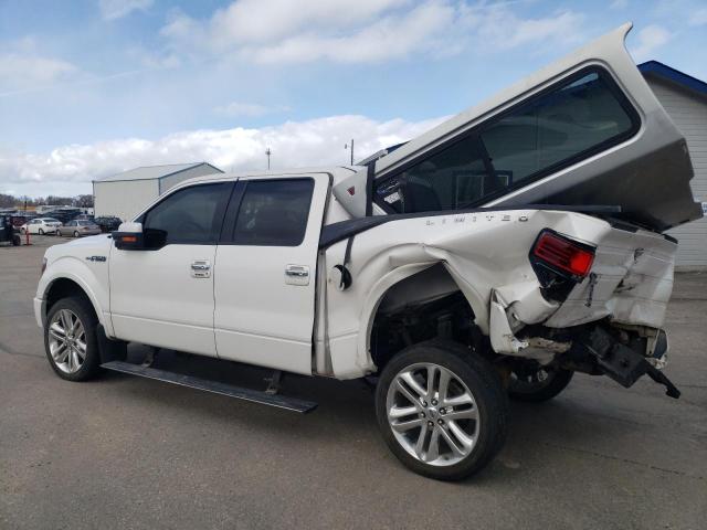 1FTFW1E69BFB58283 - 2011 FORD F150 SUPERCREW WHITE photo 2