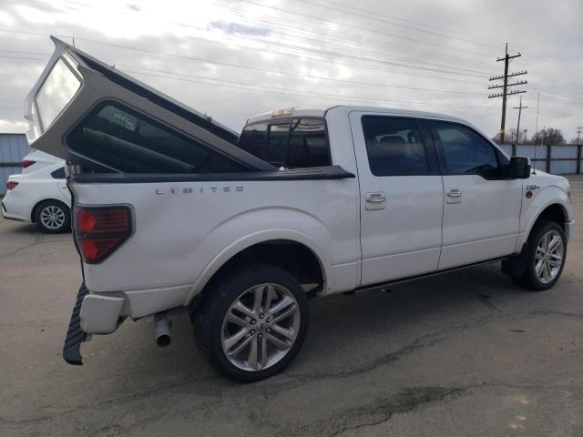 1FTFW1E69BFB58283 - 2011 FORD F150 SUPERCREW WHITE photo 3