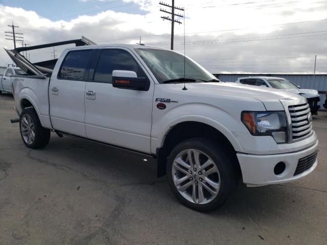 1FTFW1E69BFB58283 - 2011 FORD F150 SUPERCREW WHITE photo 4