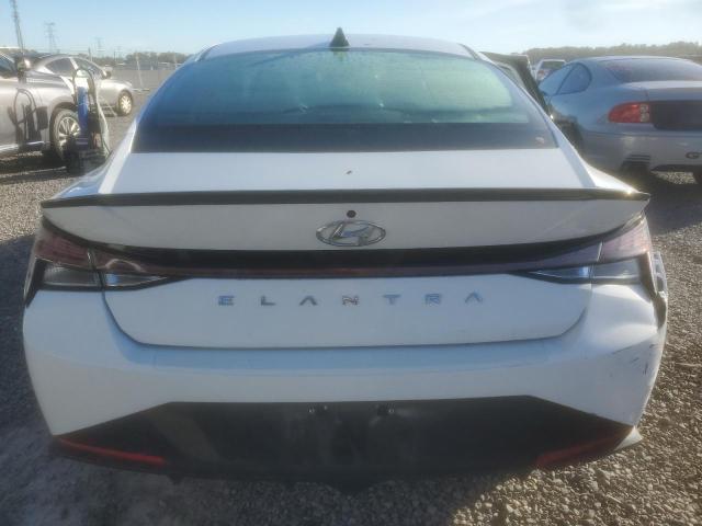 KMHLR4AF7MU188121 - 2021 HYUNDAI ELANTRA N LINE WHITE photo 6