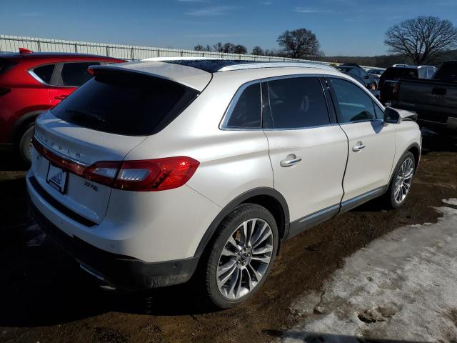 2LMTJ8LP4GBL36728 - 2016 LINCOLN MKX RESERVE Beyaz fotoğraf 3